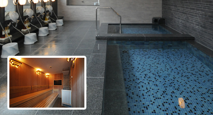 サウナ付き大浴場