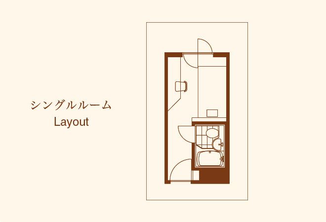 シングルルーム3